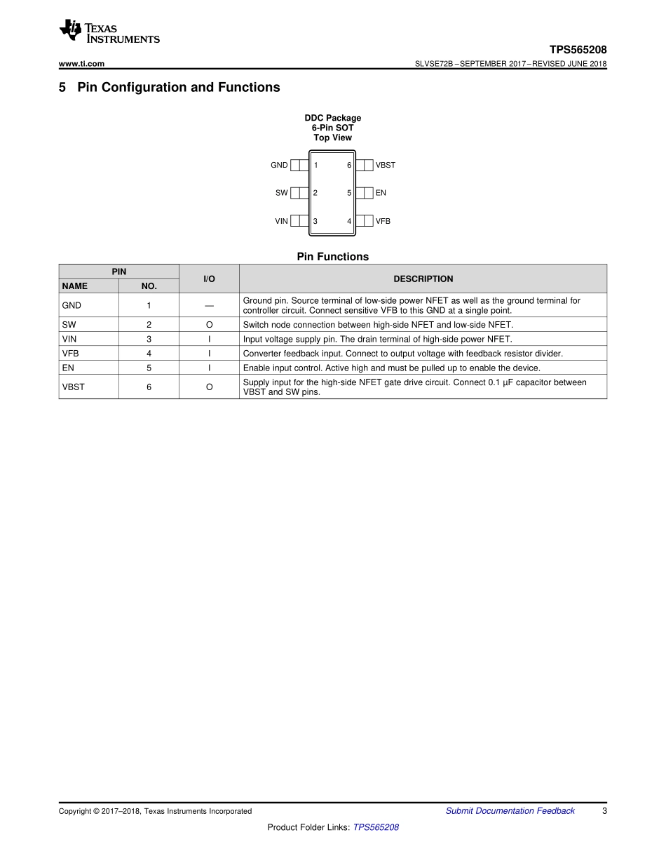 IC封装资料_电源管理芯片_TPS565208DDCR.pdf_第3页