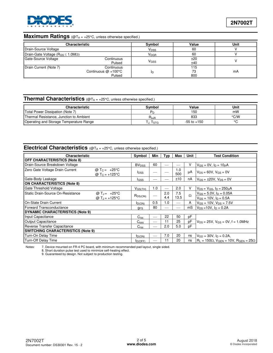 IC封装资料_三极管_2N7002T-7-F.pdf_第2页