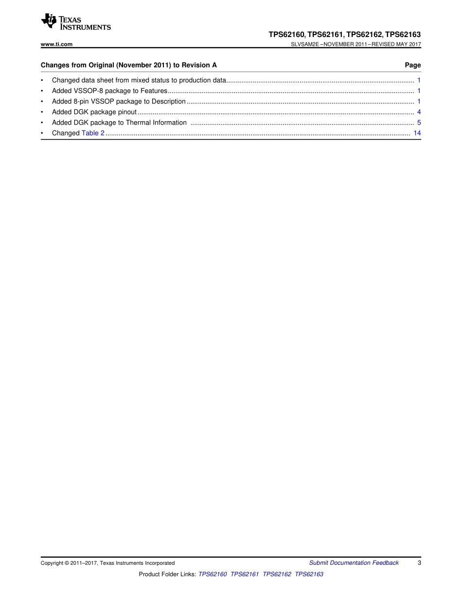 IC封装资料_电源管理芯片_TPS62162DSGR.pdf_第3页