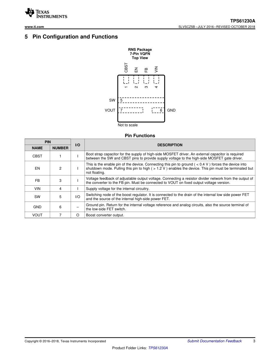 IC封装资料_电源管理芯片_TPS61230ARNSR.pdf_第3页