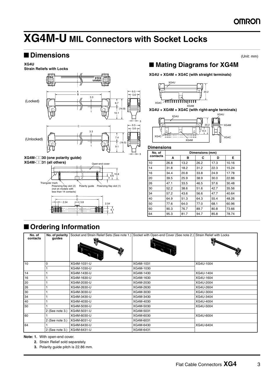 IC封装资料_连接器_XG4C-1031.pdf_第3页