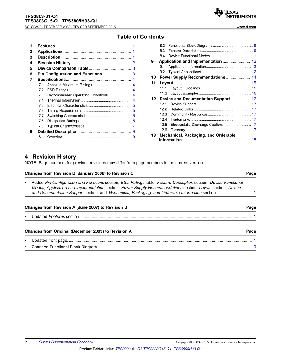 IC封装资料_电源管理芯片_TPS3805H33QDCKRQ1.pdf_第2页