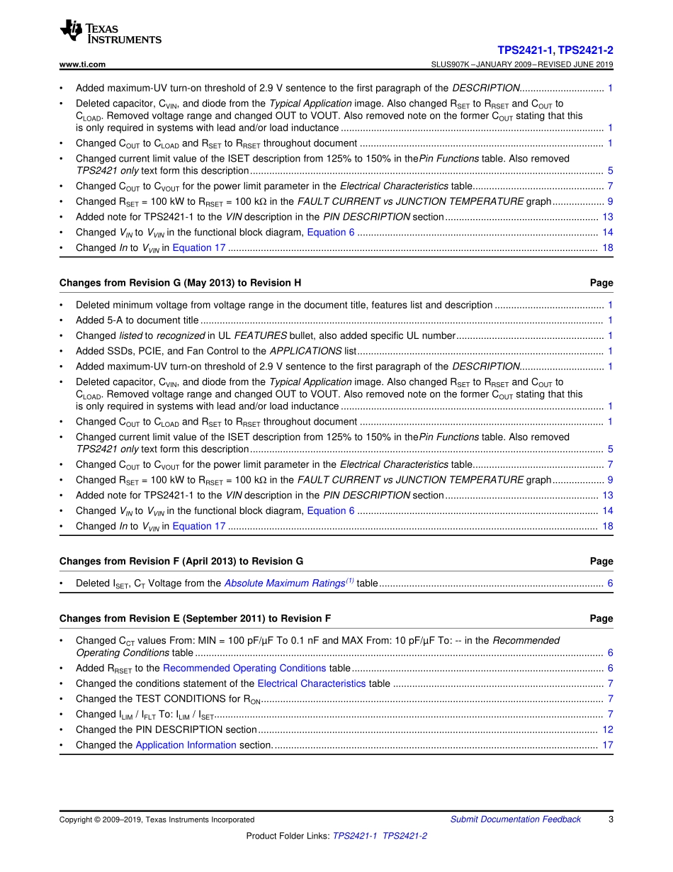 IC封装资料_电源管理芯片_TPS2421-2DDAR.pdf_第3页