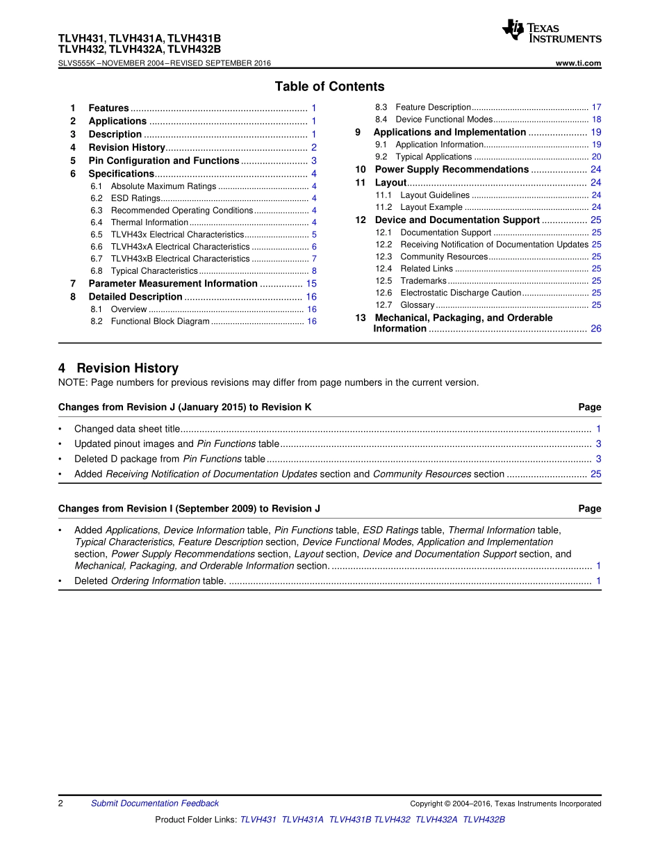 IC封装资料_电源管理芯片_TLVH431CDBZR.pdf_第2页