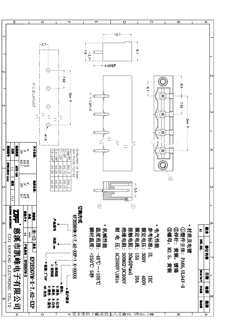 IC封装资料_连接器_KF2EDGCVM-X-7.62-10P.pdf_第1页