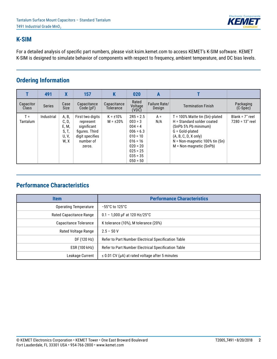 IC封装资料_电容_T491B227M004AT.pdf_第2页