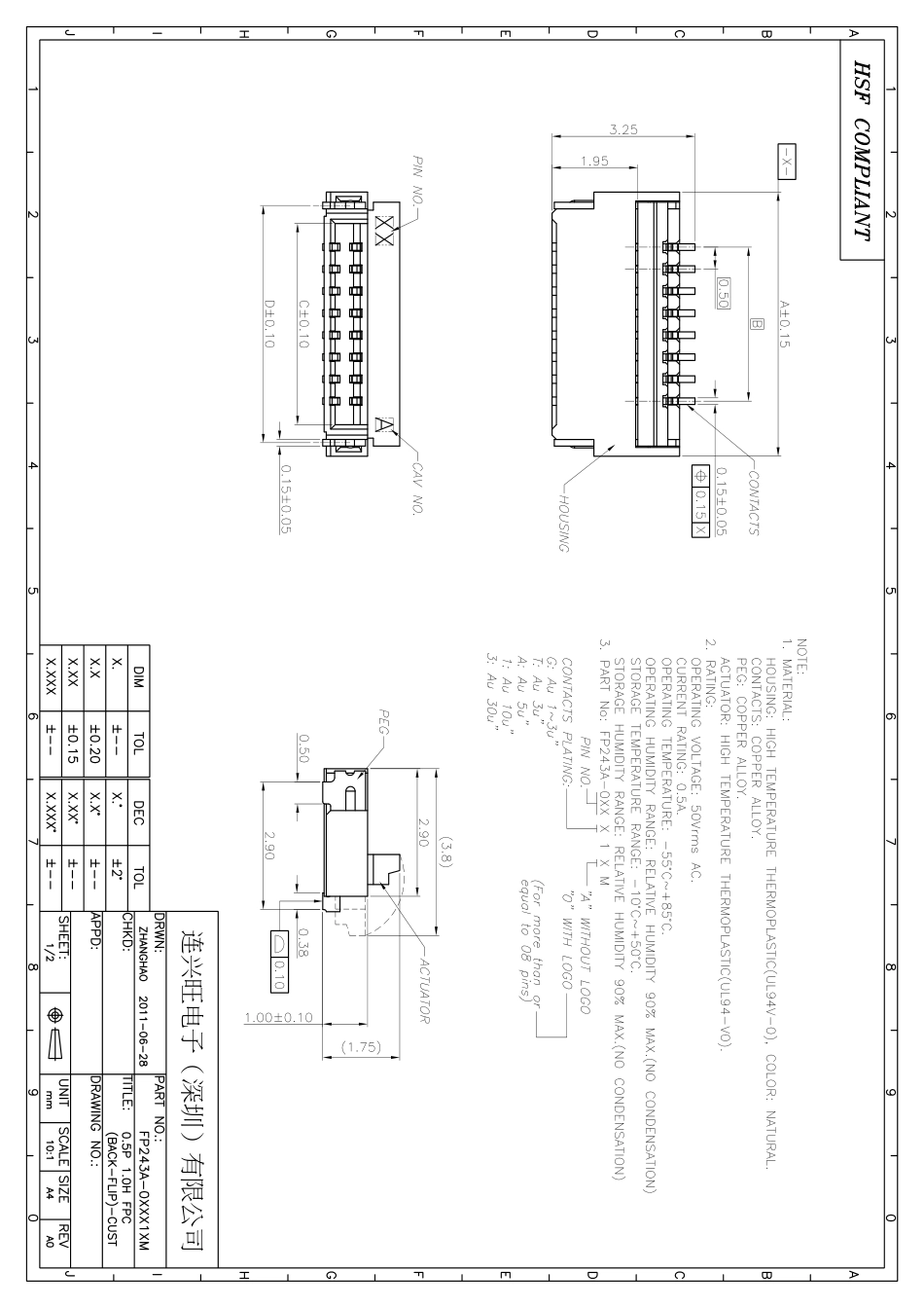 IC封装资料_连接器_FP243A012.pdf_第3页