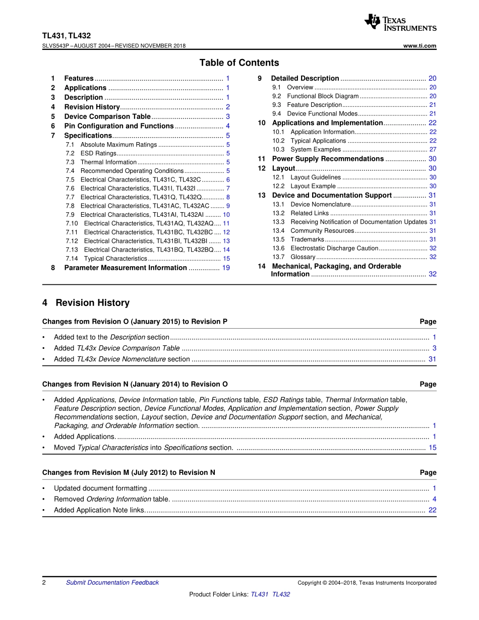 IC封装资料_电源管理芯片_TL431BQDBZR.pdf_第2页