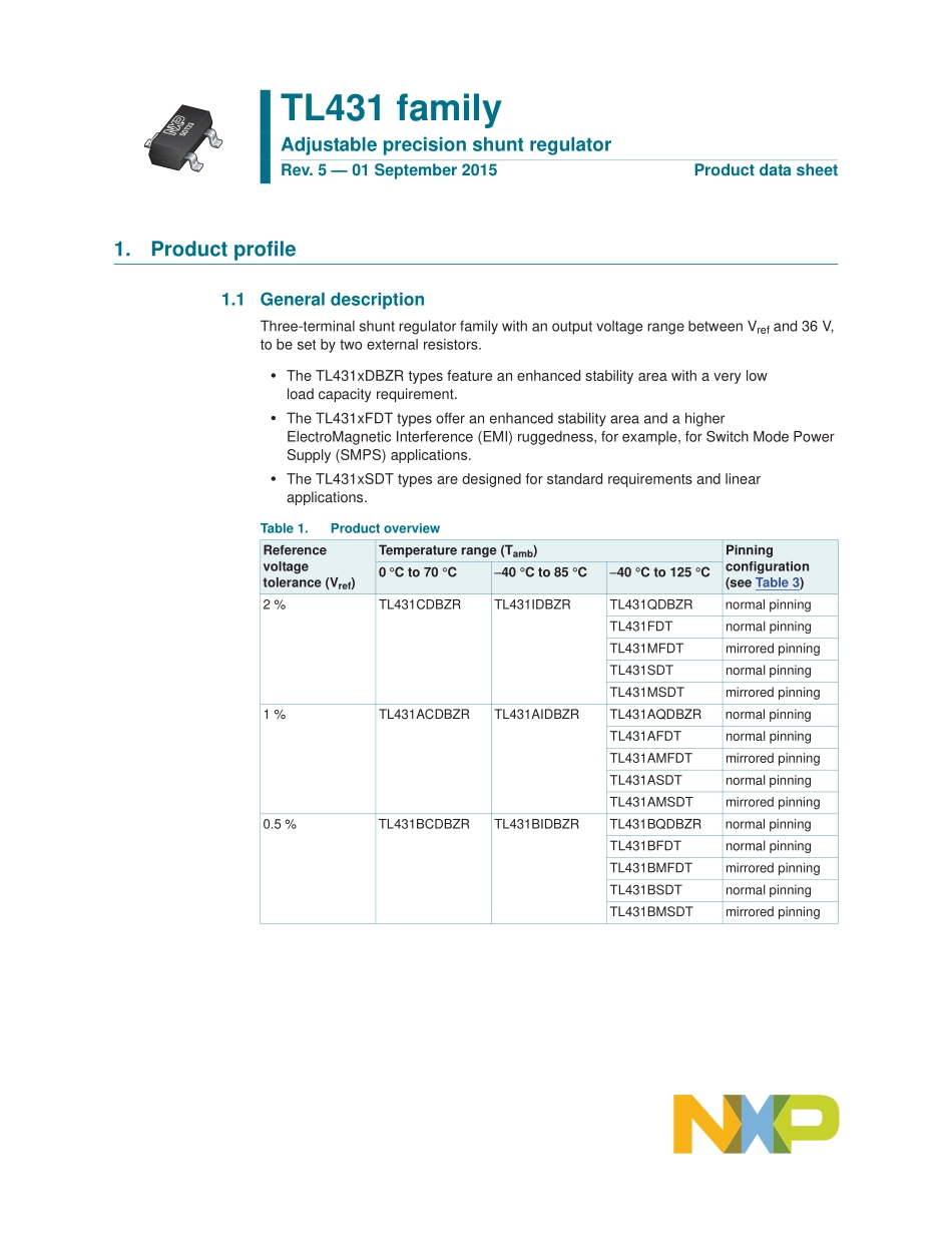 IC封装资料_电源管理芯片_TL431BMFDTVL.pdf_第2页