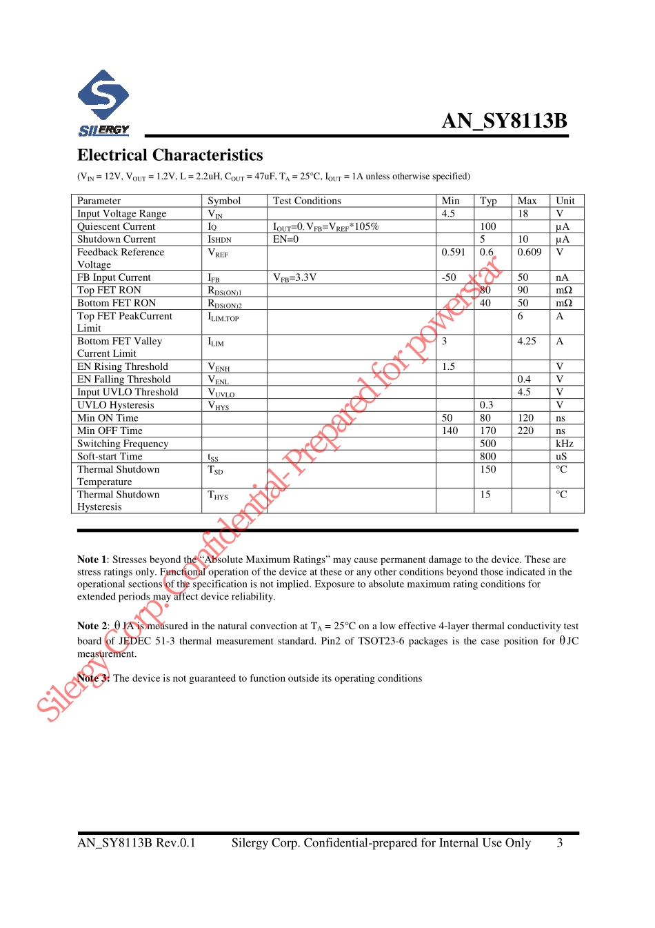 IC封装资料_电源管理芯片_SY8113BADC.pdf_第3页