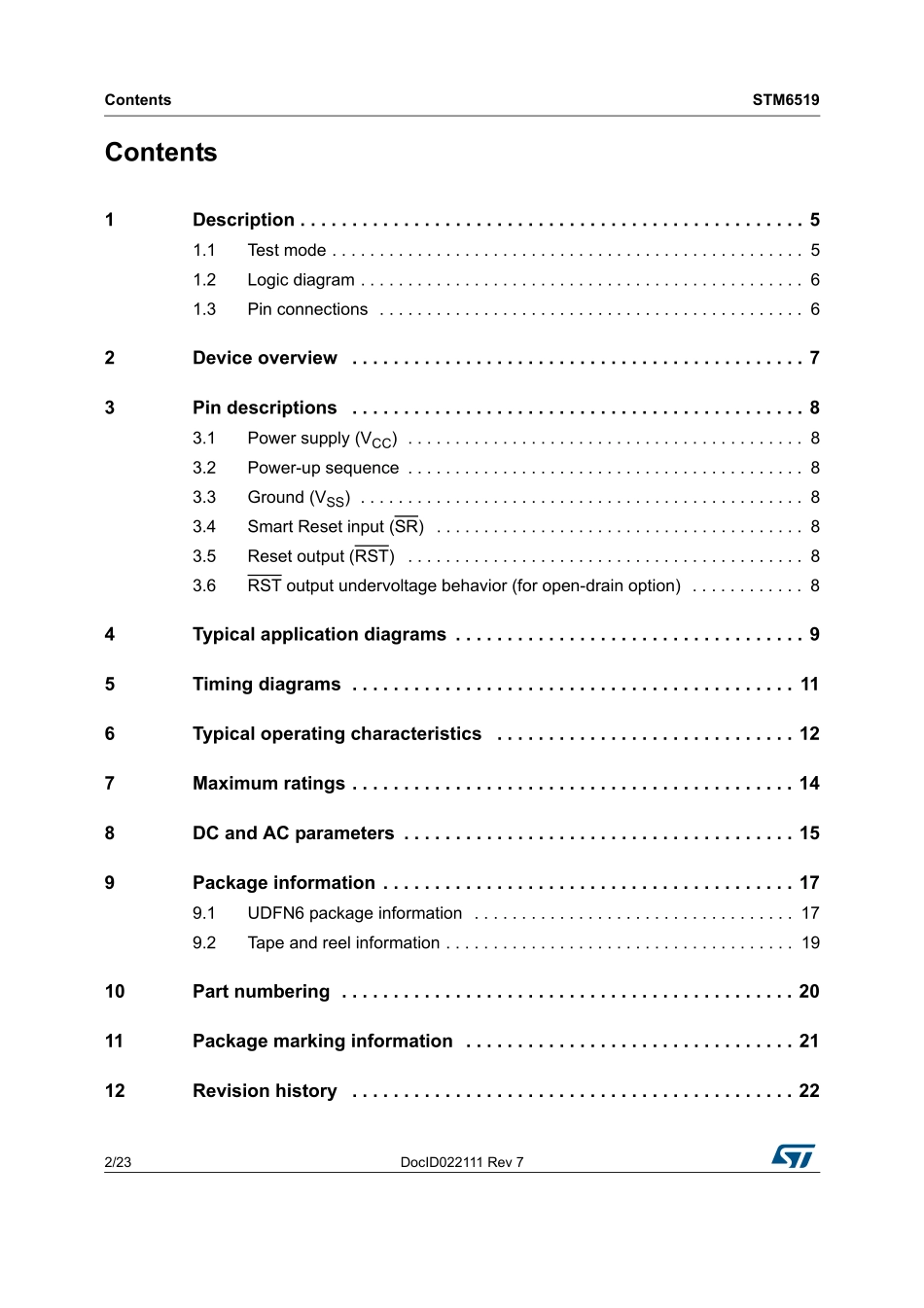 IC封装资料_电源管理芯片_STM6519.pdf_第2页