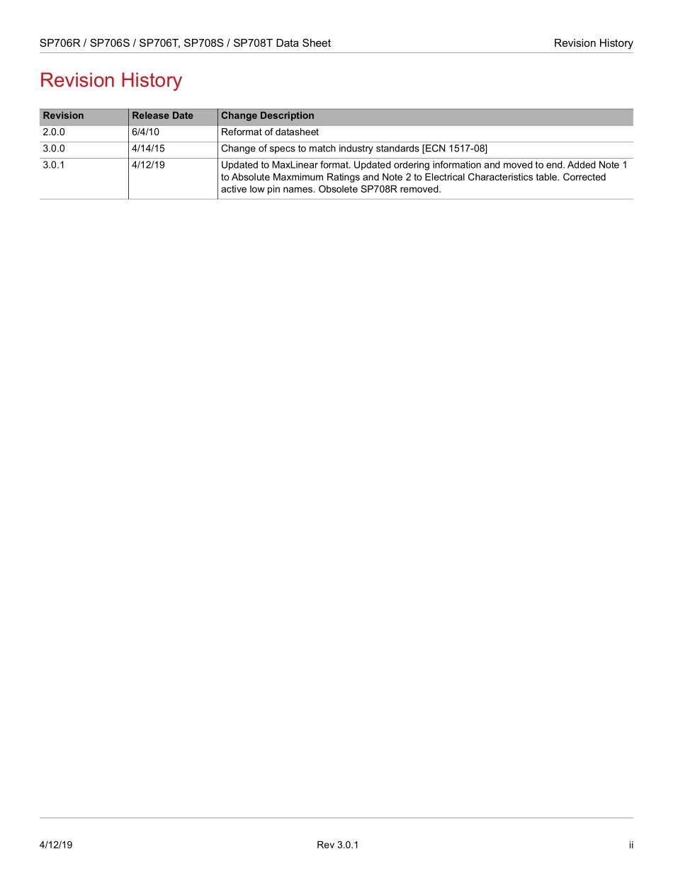 IC封装资料_电源管理芯片_SP706TEN-L_TR.pdf_第2页