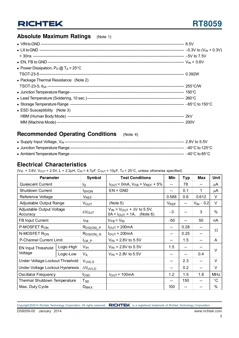 IC封装资料_电源管理芯片_RT8059GJ5.pdf_第3页