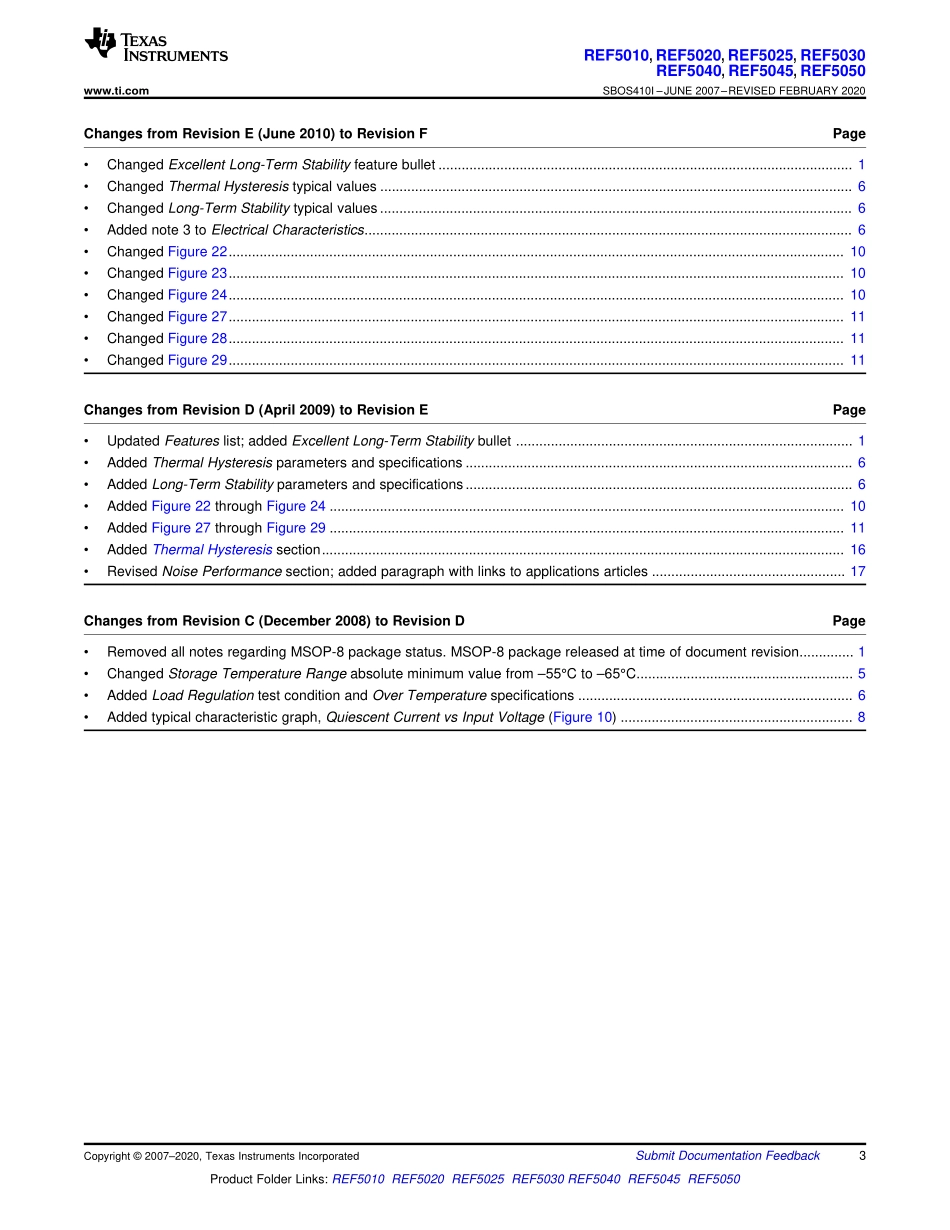 IC封装资料_电源管理芯片_REF5050AIDR.pdf_第3页