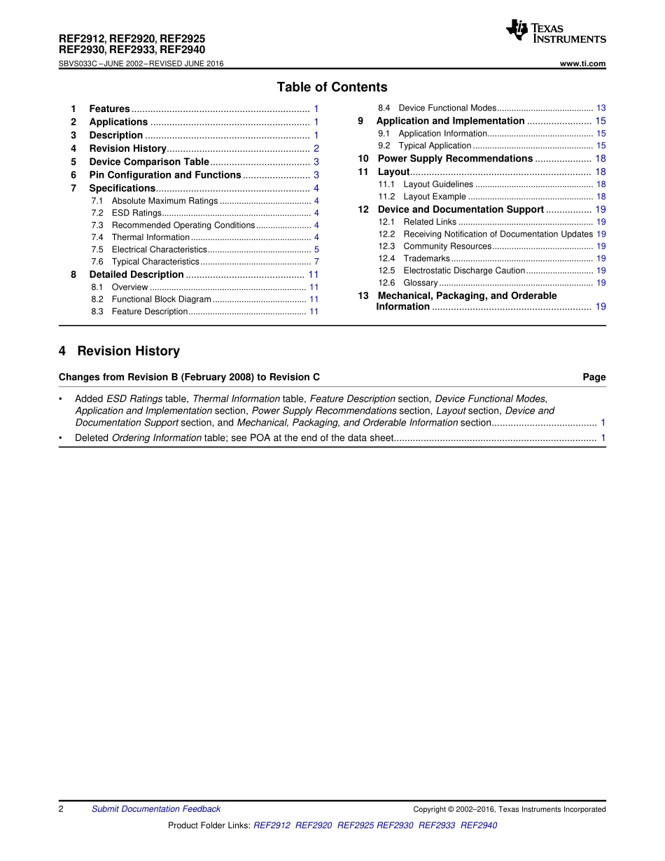 IC封装资料_电源管理芯片_REF2912AIDBZR.pdf_第2页