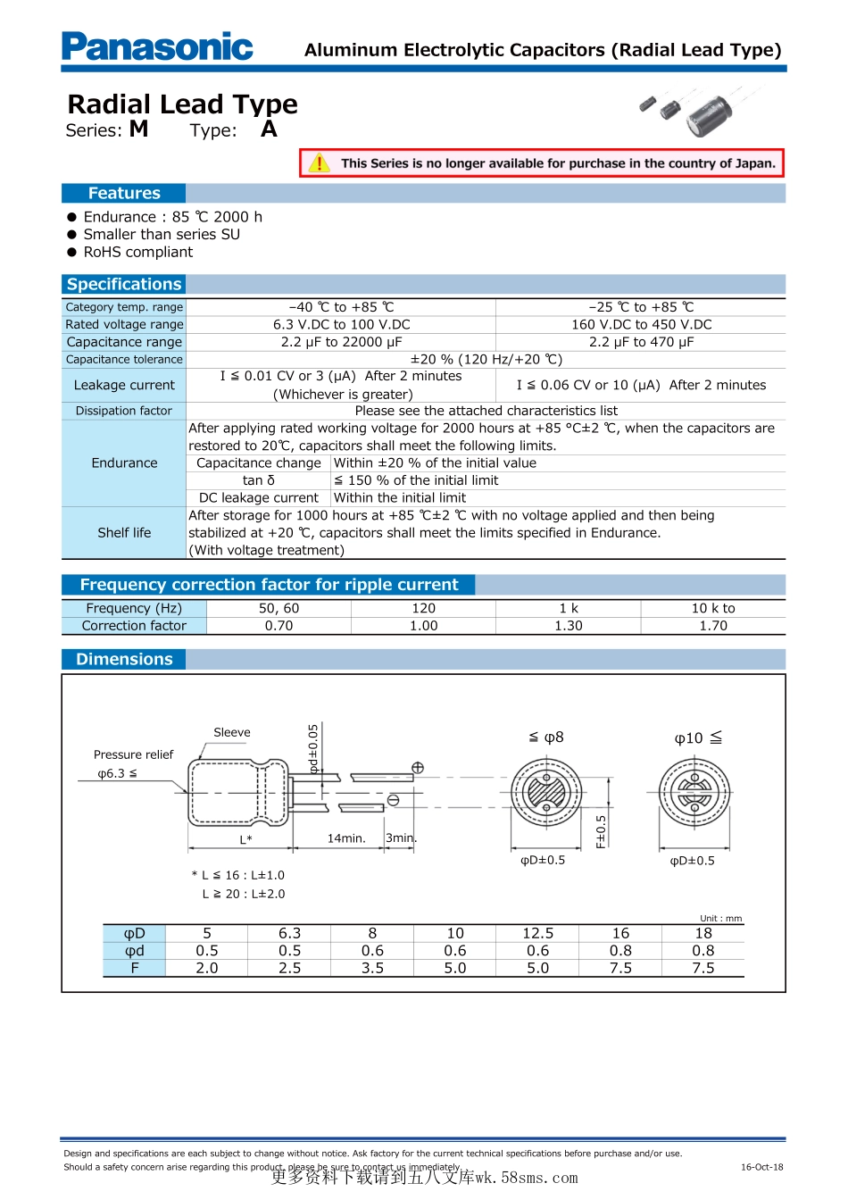 IC封装资料_电容_ECA-1HM221.pdf_第1页