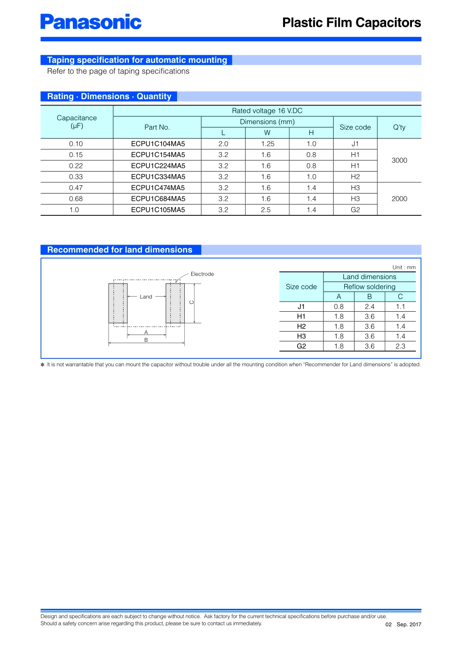 IC封装资料_电容_ECP-U1C105MA5.pdf_第2页