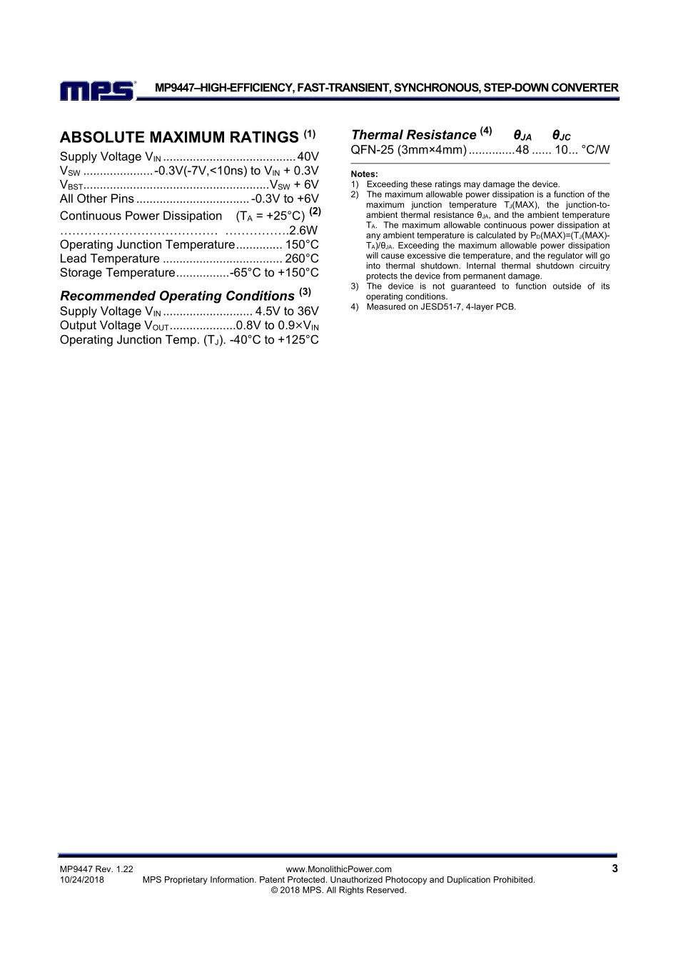 IC封装资料_电源管理芯片_MP9447GL.pdf_第3页