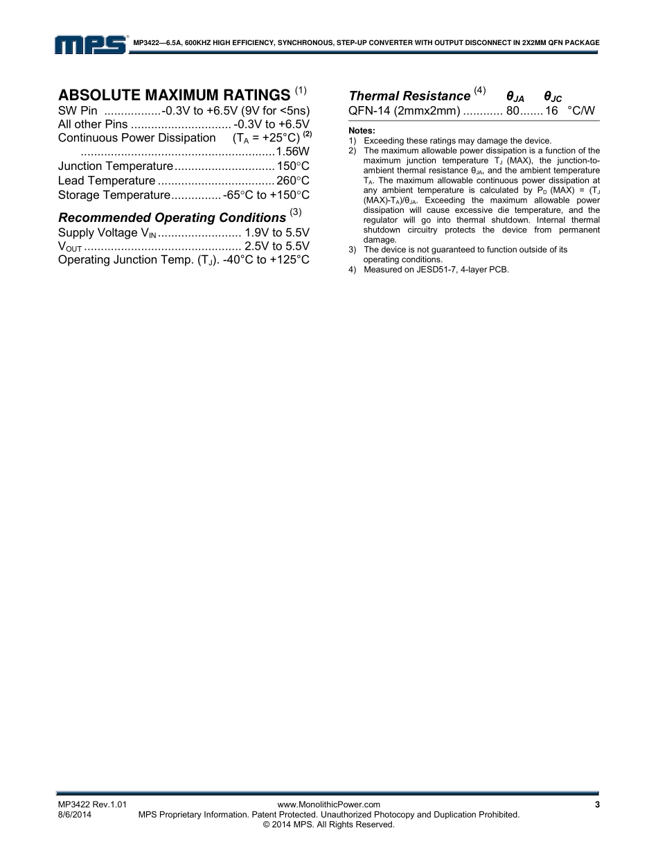 IC封装资料_电源管理芯片_MP3422GG-Z.pdf_第3页