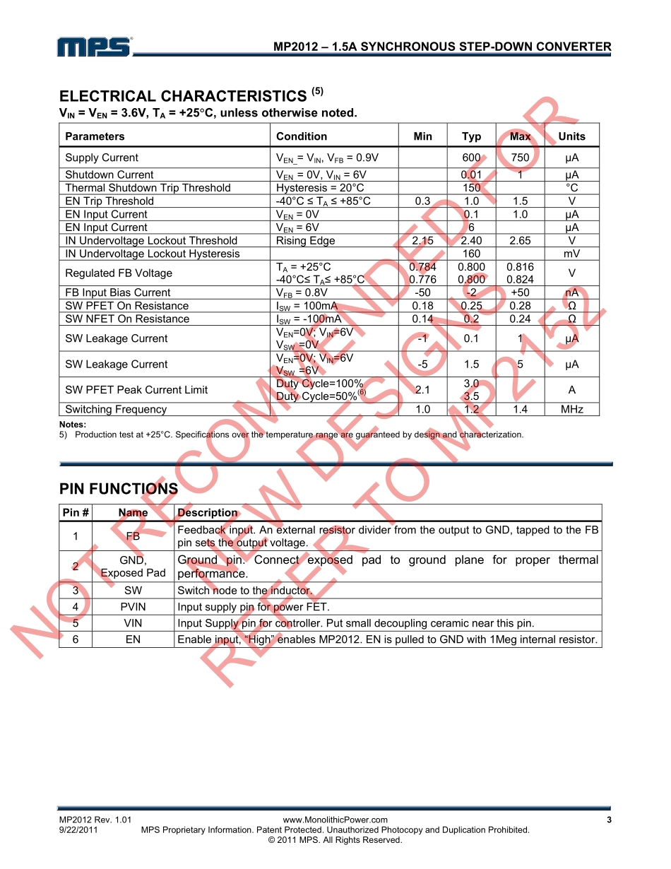 IC封装资料_电源管理芯片_MP2012DQ-LF-Z.pdf_第3页