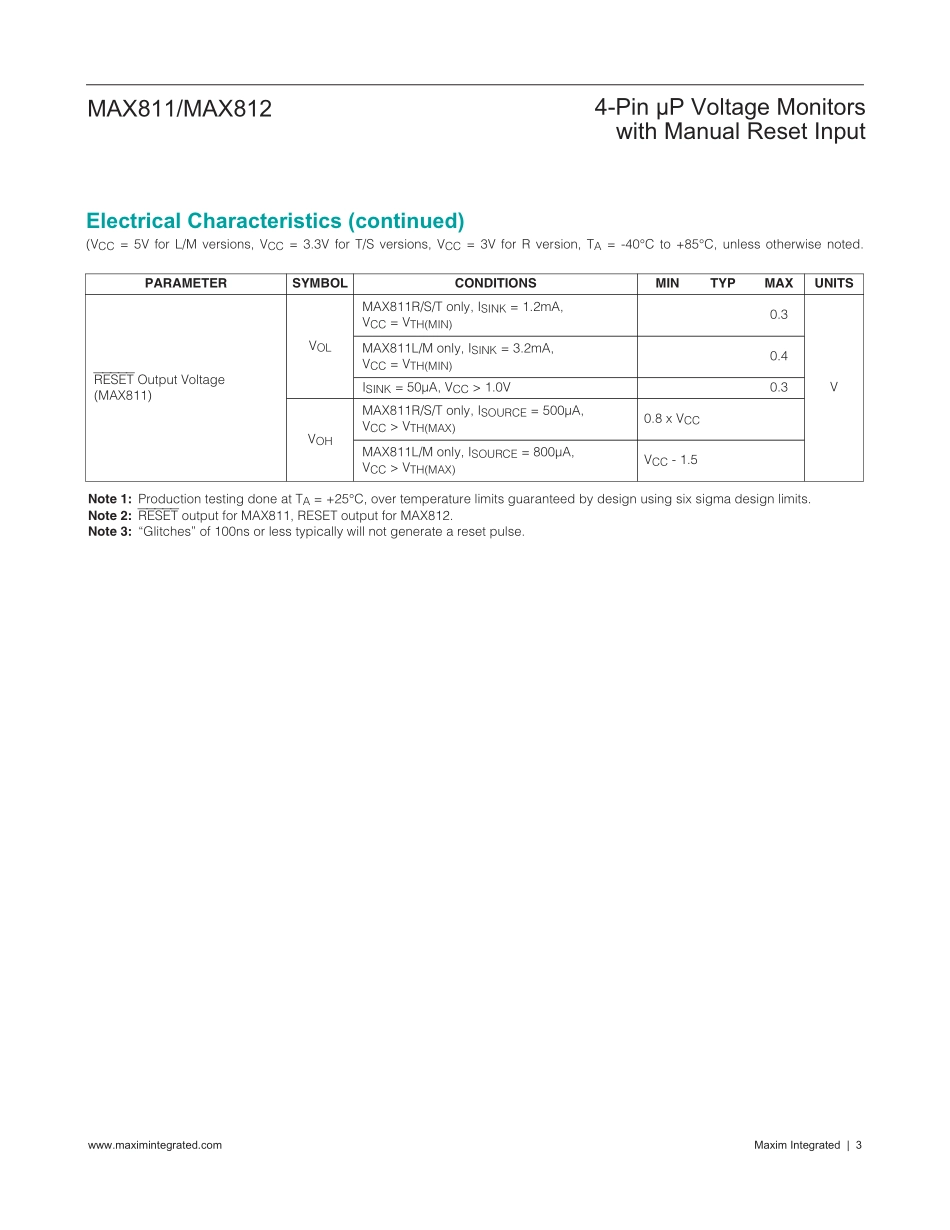 IC封装资料_电源管理芯片_MAX811REUS_T.pdf_第3页