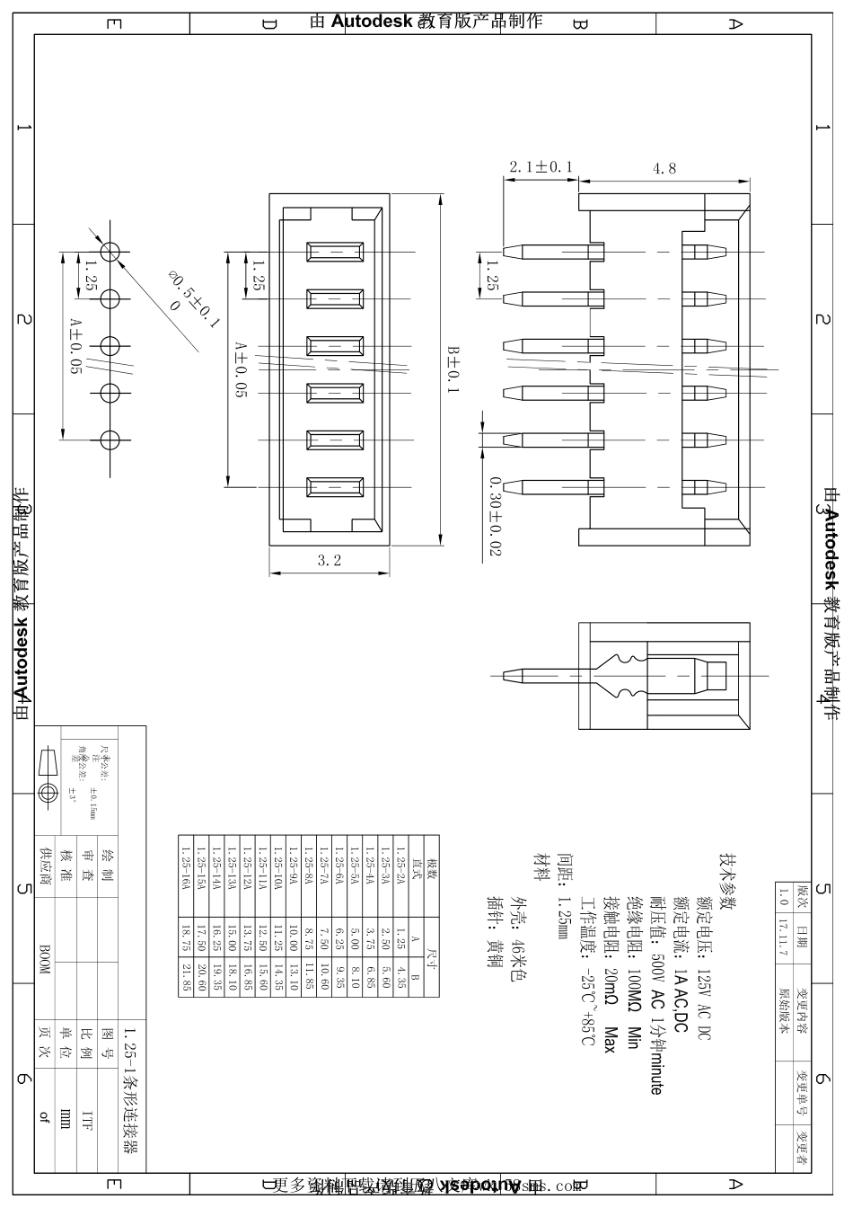 IC封装资料_连接器_1.25T-15A.pdf_第1页