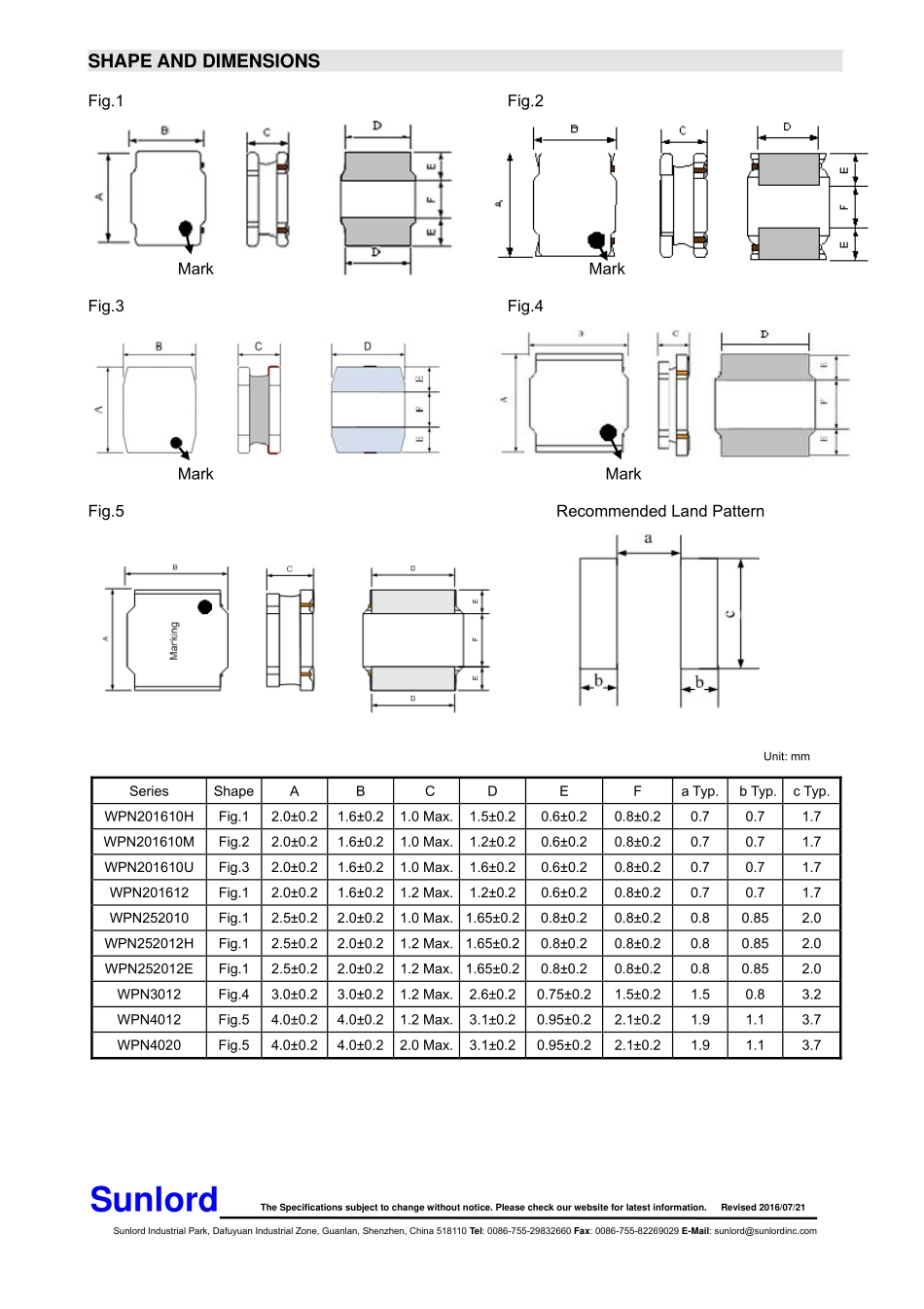 IC封装资料_电感_WPN252010H1R5MT.pdf_第2页