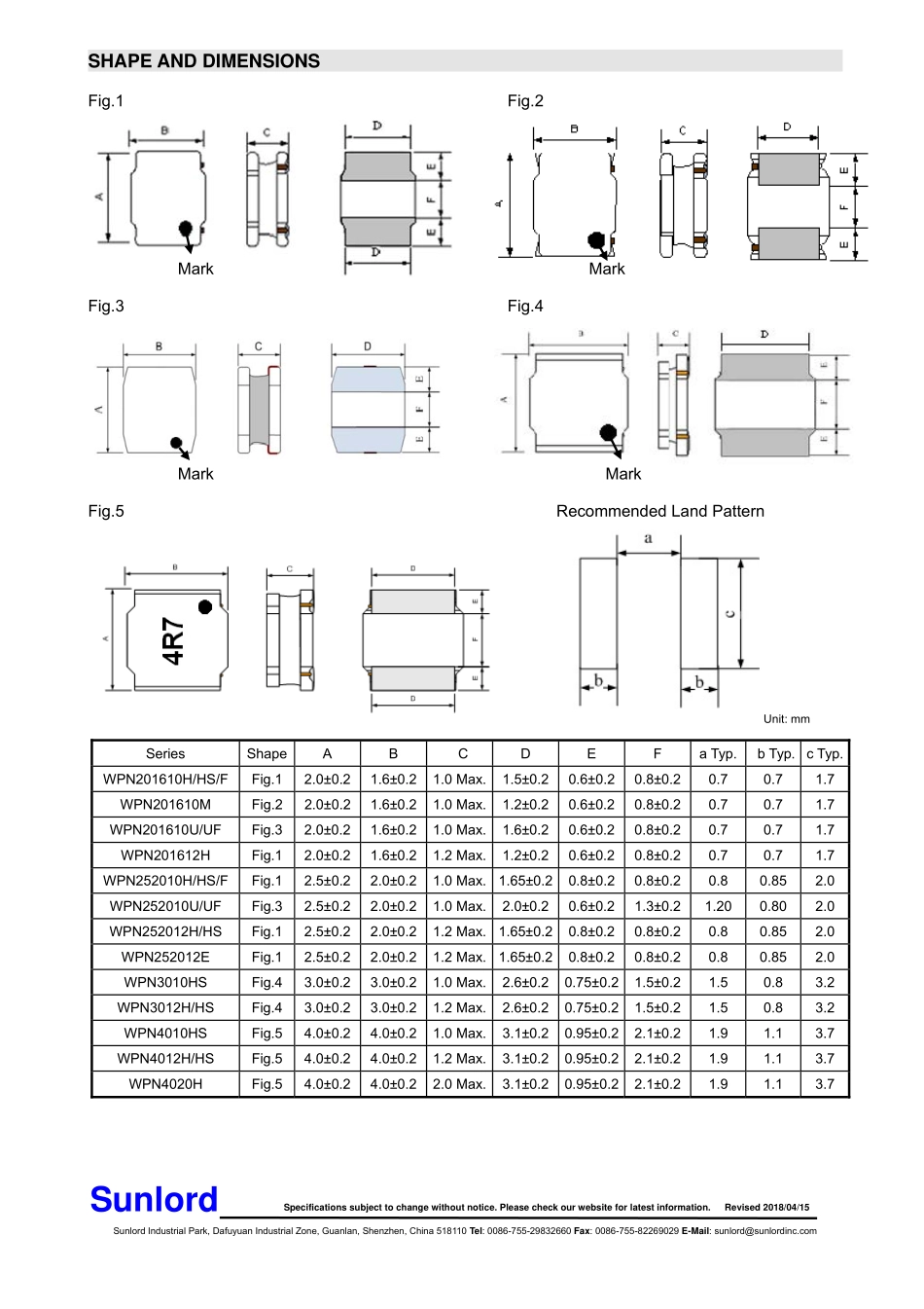 IC封装资料_电感_WPN201610H100MT.pdf_第2页