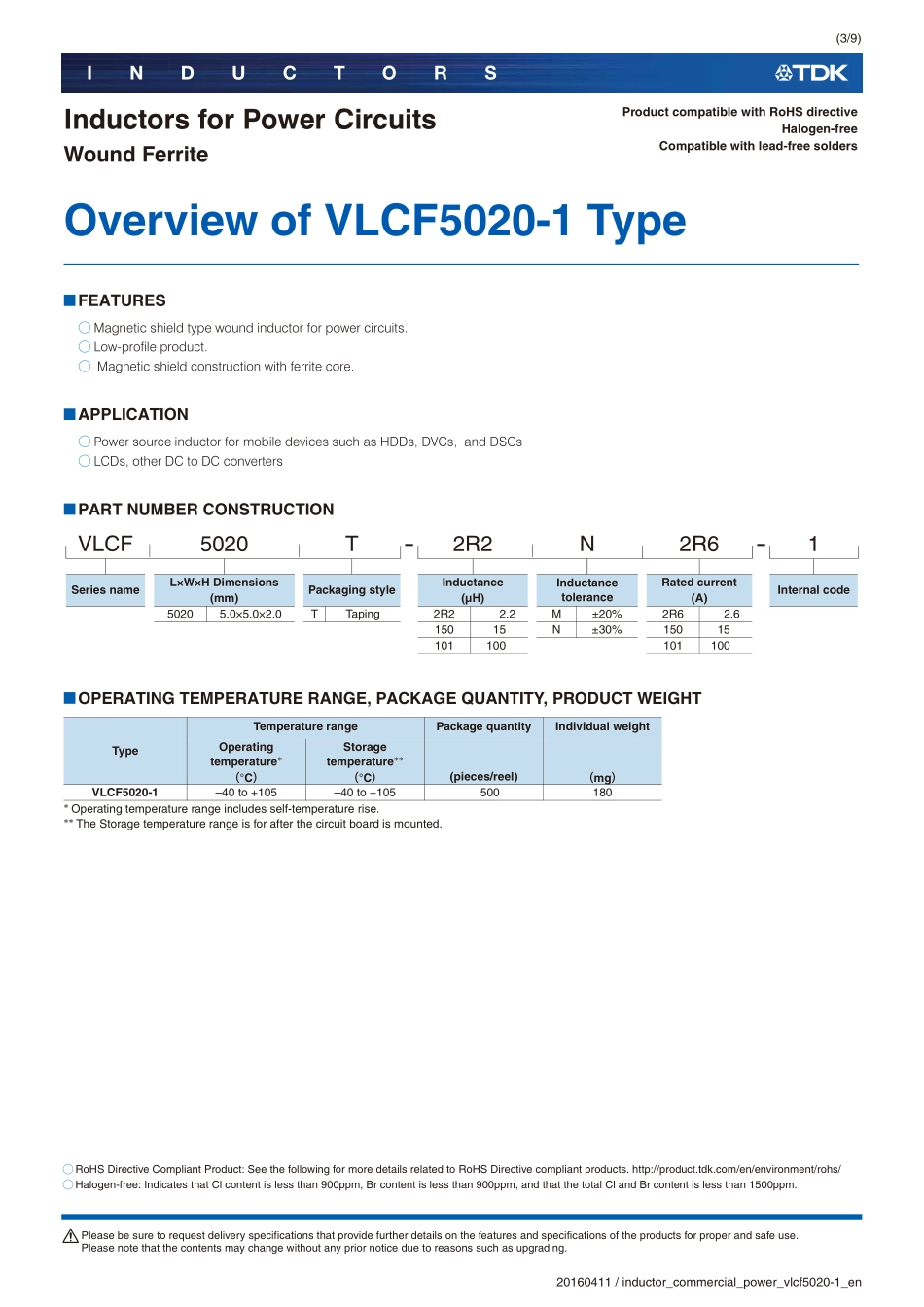 IC封装资料_电感_VLCF5020T-3R3N2R0-1.pdf_第3页