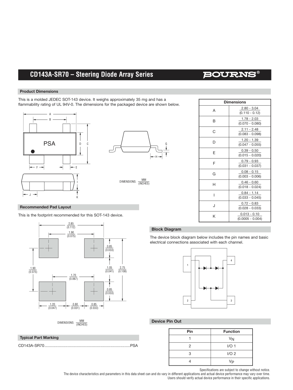 IC封装资料_过压保护_CD143A-SR70.pdf_第2页