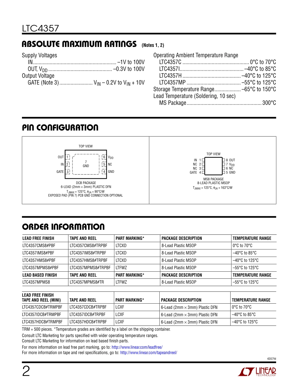 IC封装资料_电源管理芯片_LTC4357IMS8_TRPBF.pdf_第2页