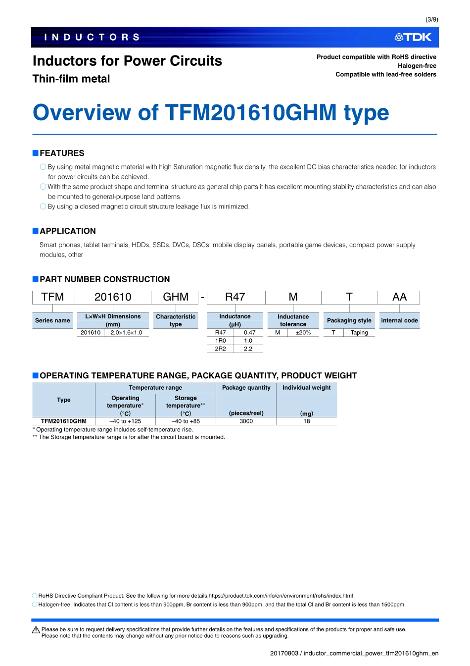 IC封装资料_电感_TFM201610GHM-2R2MTAA.pdf_第3页