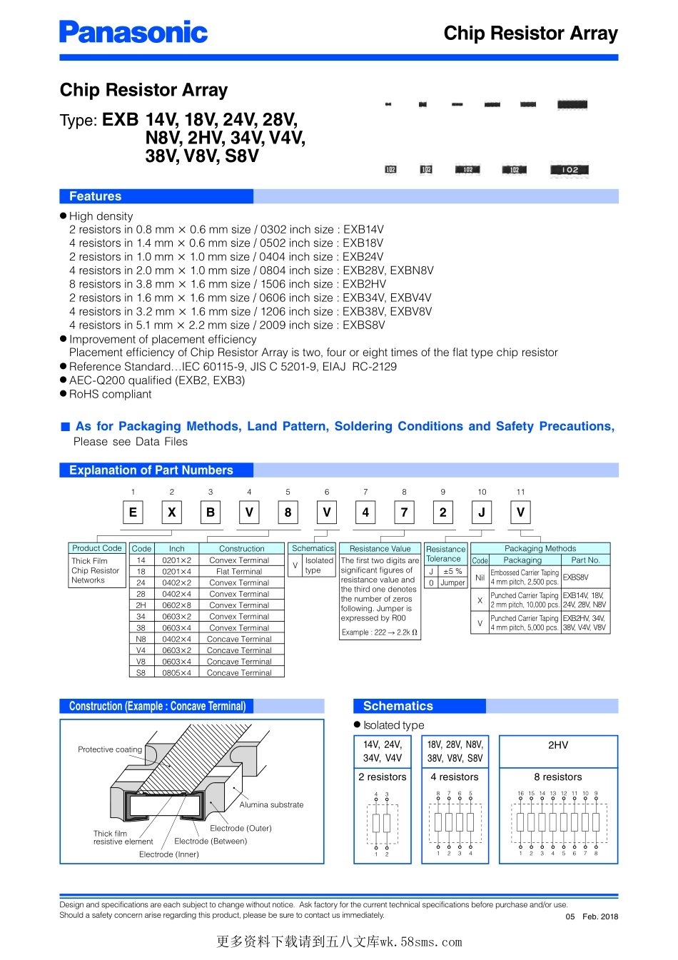 IC封装资料_电阻_EXBN8V101JX.pdf_第1页