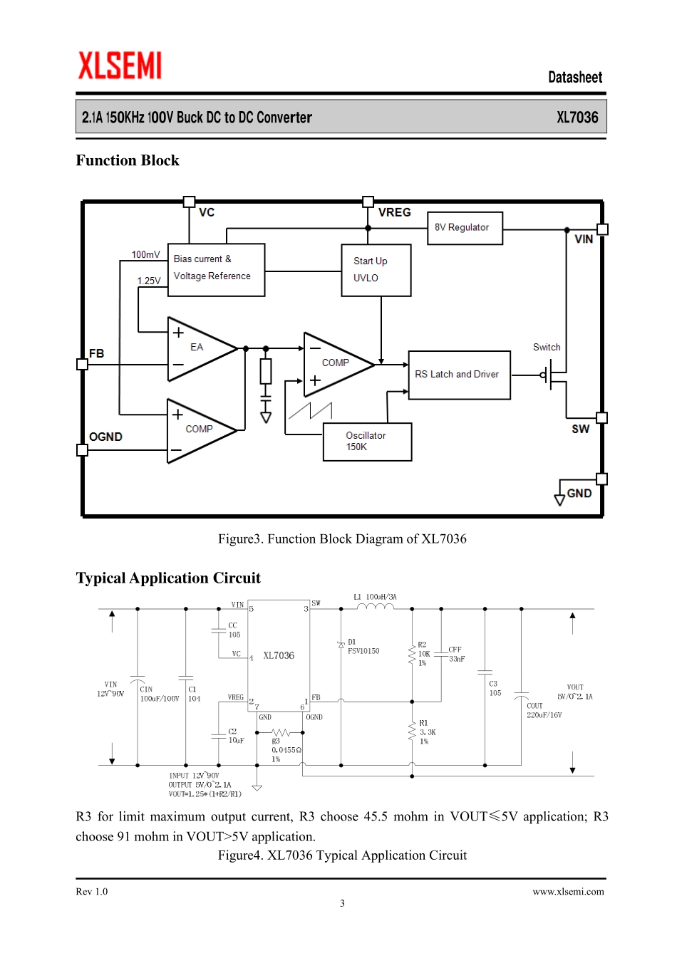 IC封装资料_电源管理芯片_XL7036.pdf_第3页