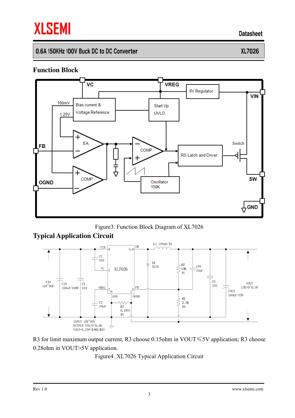 IC封装资料_电源管理芯片_XL7026.pdf_第3页