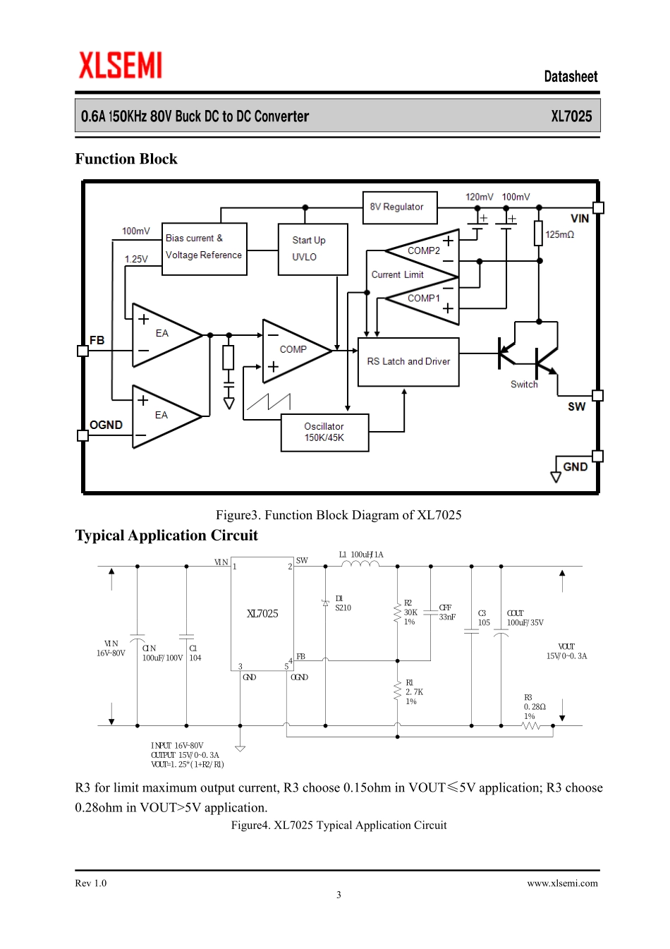 IC封装资料_电源管理芯片_XL7025.pdf_第3页