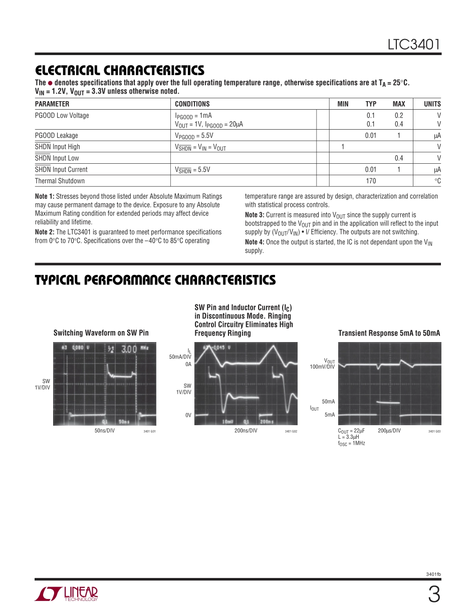 IC封装资料_电源管理芯片_LTC3401EMS_TRPBF.pdf_第3页