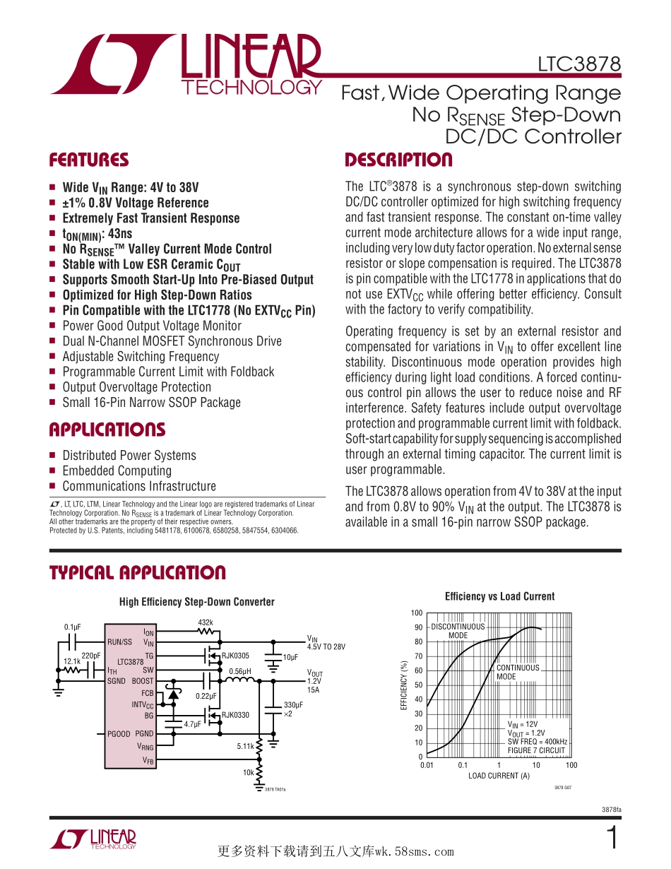 IC封装资料_电源管理芯片_LTC3878EGN_TRPBF.pdf_第1页