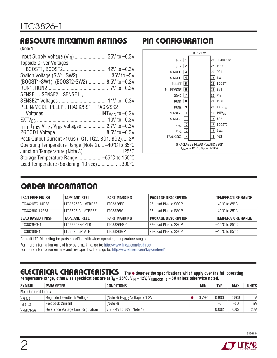 IC封装资料_电源管理芯片_LTC3826IG-1_PBF.pdf_第2页