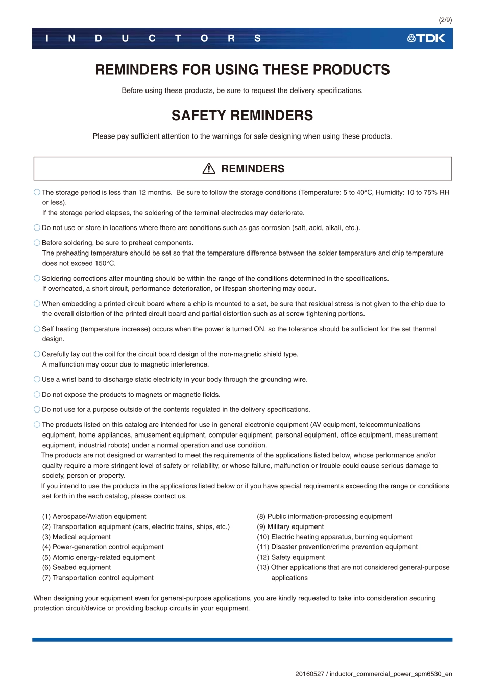 IC封装资料_电感_SPM6530T-3R3M.pdf_第2页