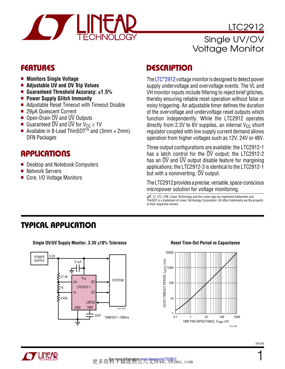 IC封装资料_电源管理芯片_LTC2912ITS8-2_TRMPBF.pdf_第1页