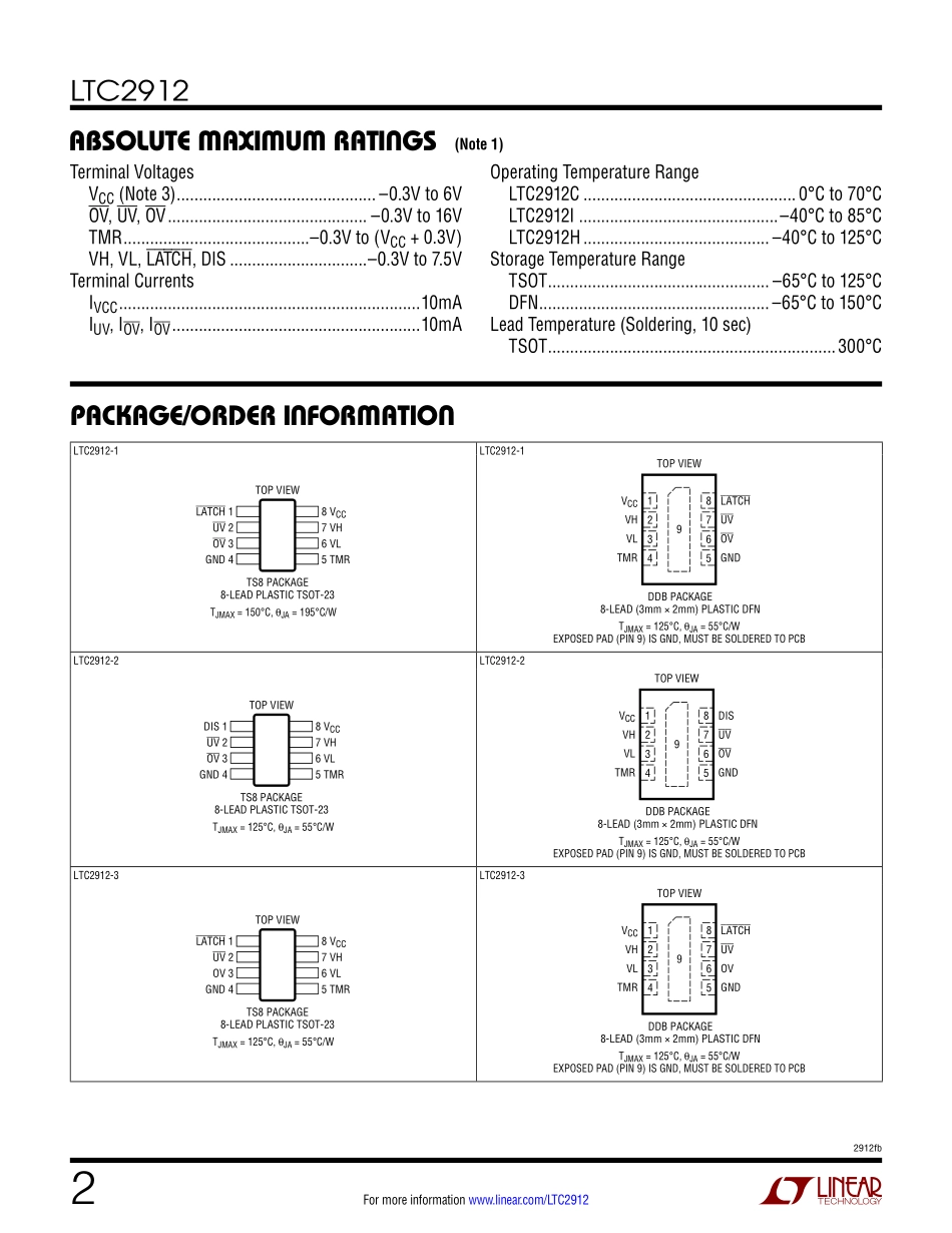 IC封装资料_电源管理芯片_LTC2912ITS8-2_TRMPBF.pdf_第2页