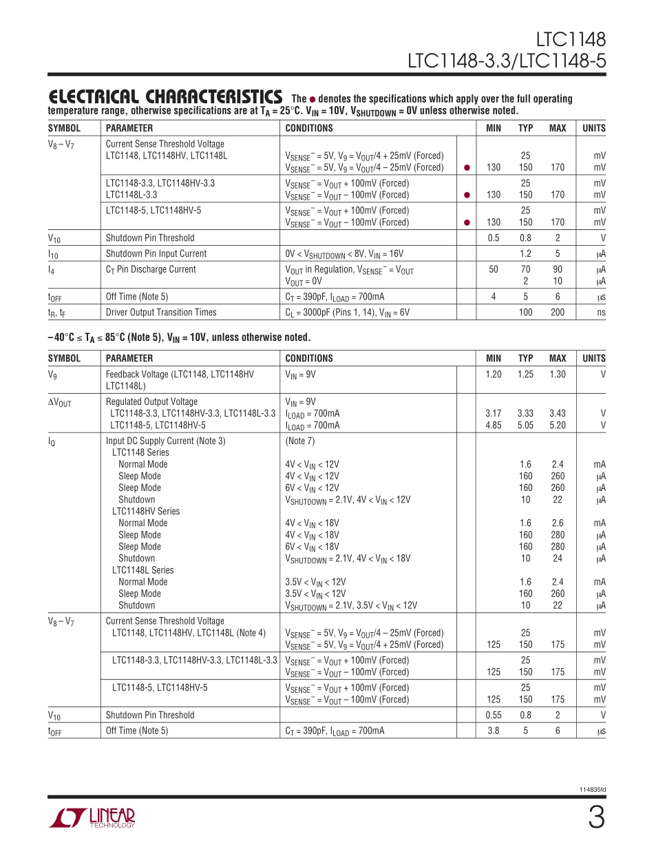 IC封装资料_电源管理芯片_LTC1148CS-3.3_TRPBF.pdf_第3页