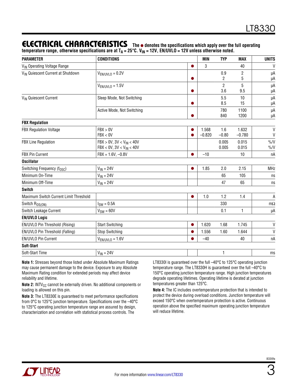 IC封装资料_电源管理芯片_LT8330IS6_TRMPBF.pdf_第3页