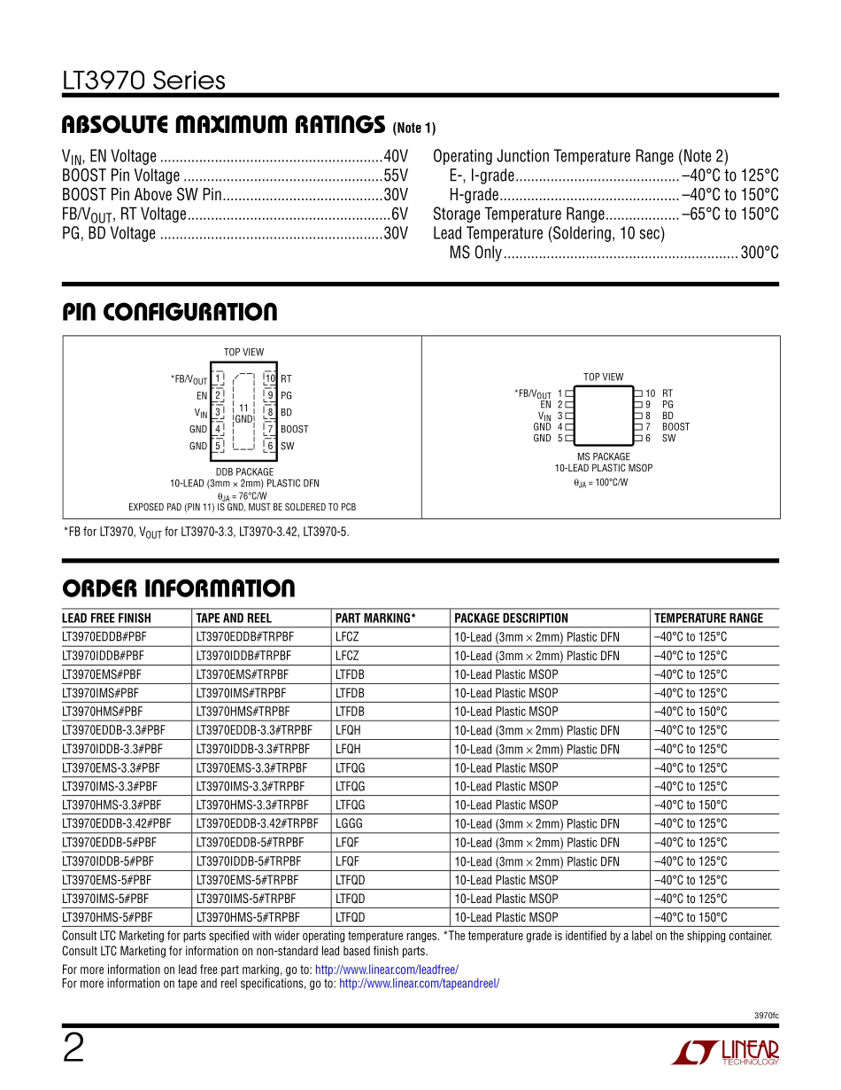 IC封装资料_电源管理芯片_LT3970EMS-3.3_TRPBF.pdf_第2页