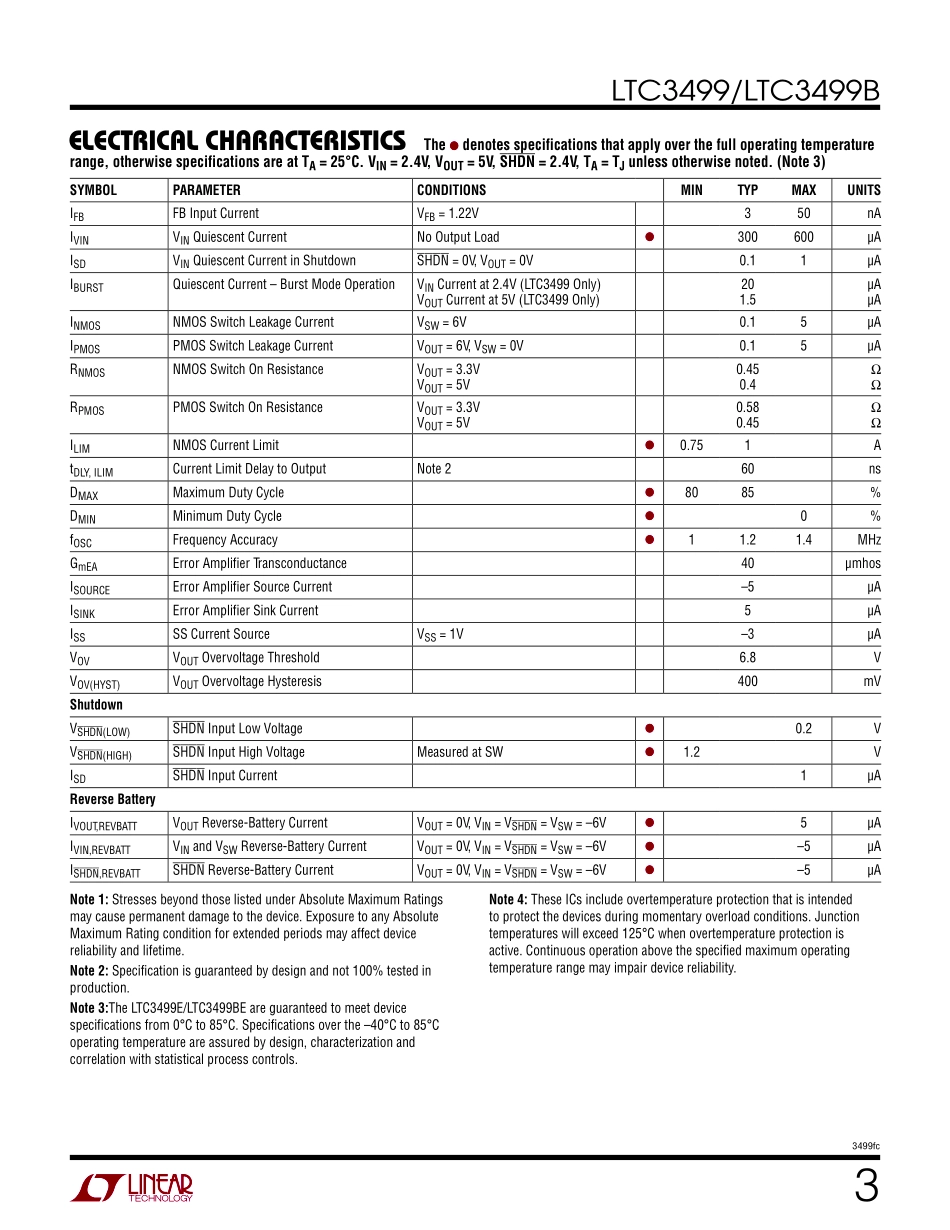 IC封装资料_电源管理芯片_LTC3499BEDD_TRPBF.pdf_第3页