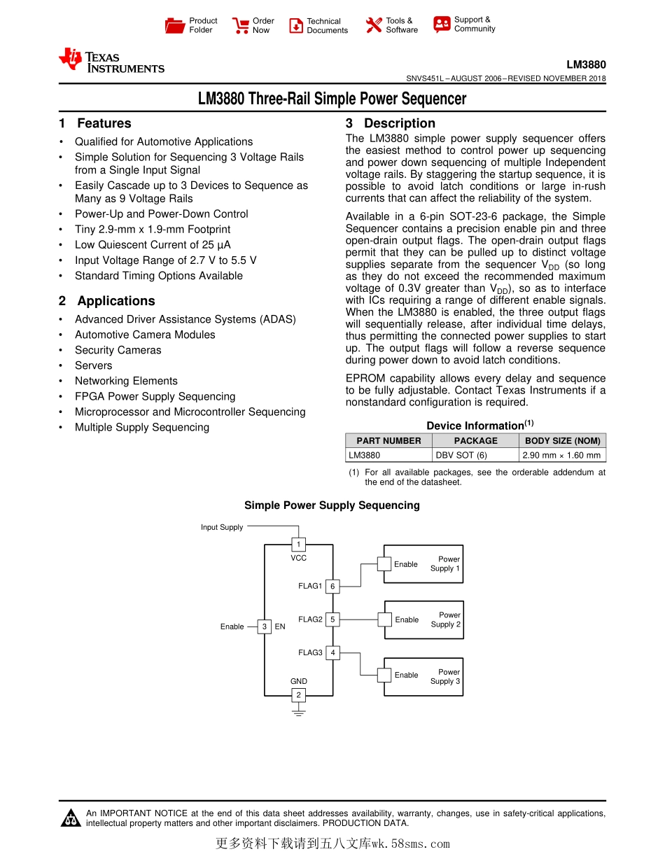 IC封装资料_电源管理芯片_LM3880MF-1AB_NOPB.pdf_第1页