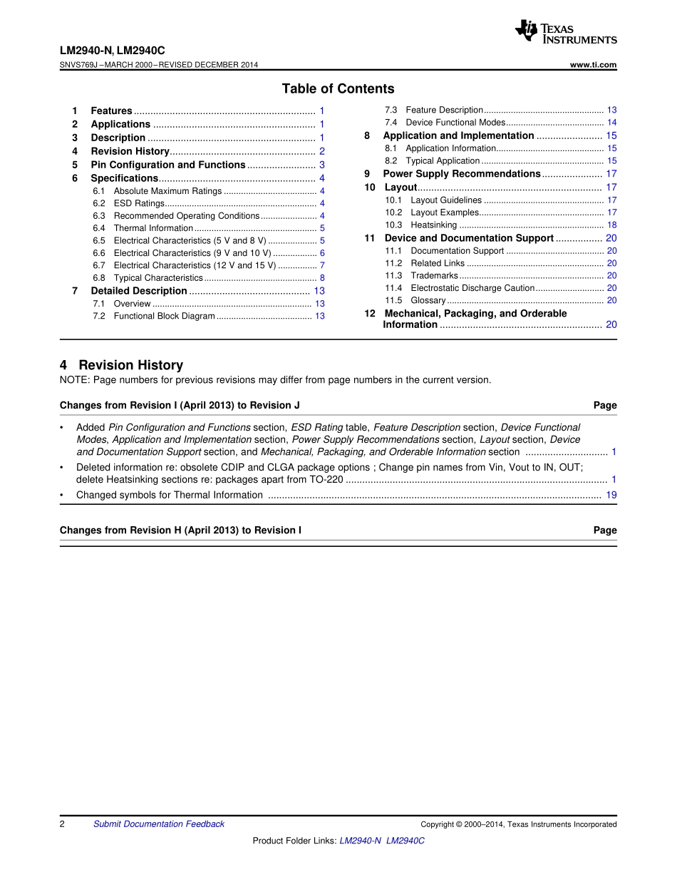 IC封装资料_电源管理芯片_LM2940IMP-5.0_NOPB.pdf_第2页