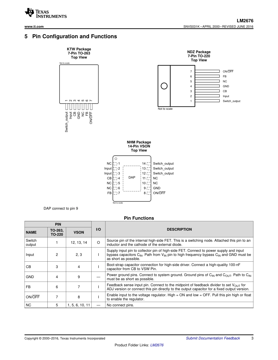 IC封装资料_电源管理芯片_LM2676SX-ADJ.pdf_第3页