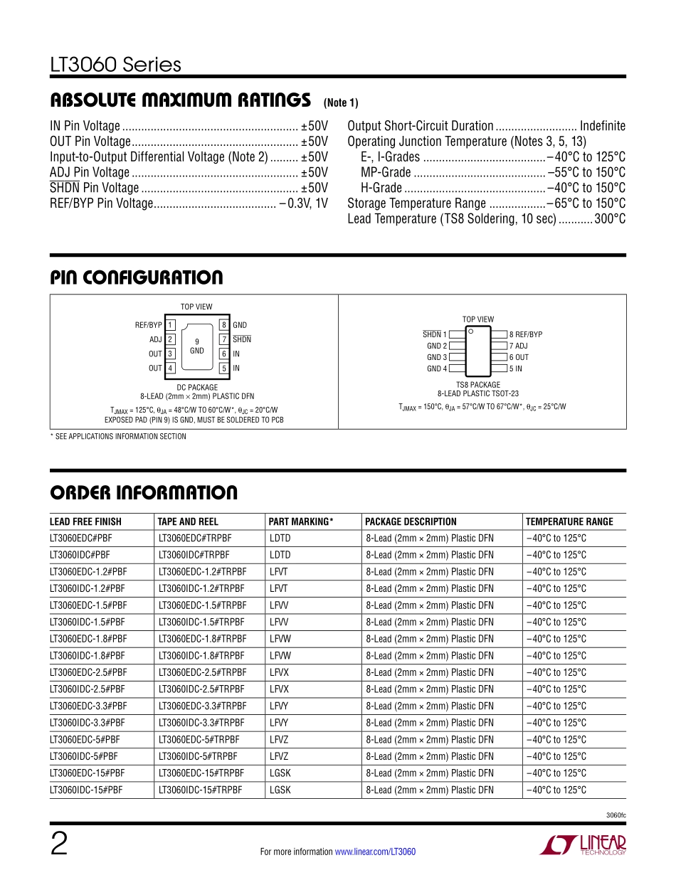 IC封装资料_电源管理芯片_LT3060EDC-3.3_TRMPBF.pdf_第2页